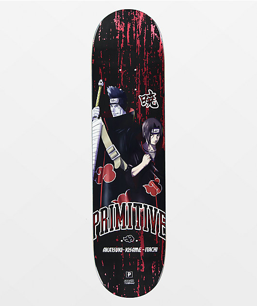 Primitive x Naruto Shippuden Akatsuki 8.0" Skateboard Deck